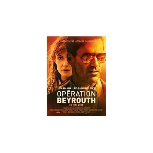 Opération Beyrouth - Brad Anderson - Jon Hamm - Rosamund Pike - Affiche De Cinéma Pliée 40x60 Cm