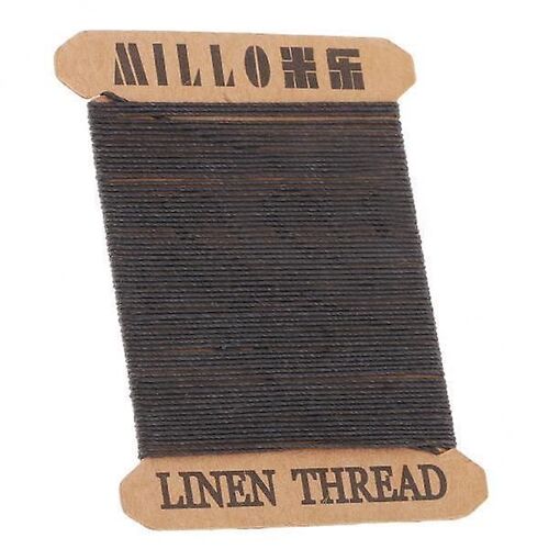 8x1 Piece Soft Round Linen Waxed Line Sewing Thread For Leather Crafts M009