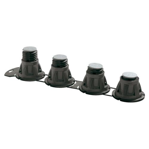 Lot de 4 pieds réglables pour receveur de douche 300kg par pied - DUBOURGEL - 747111