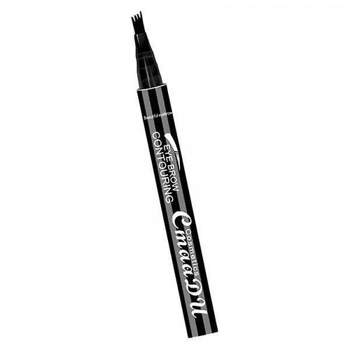 2x4 Conseils Sourcils Stylo Liquide Crayon À Sourcils Imperméable À L'eau Teinte Cosmétique Femmes Noir 
