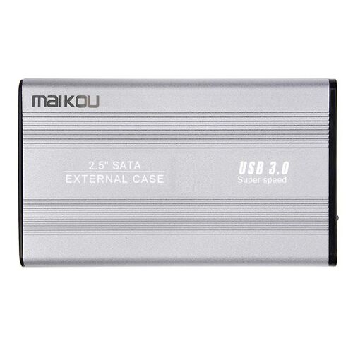 USB3.0 Hard Disk Box Case USB SATA SSD HDD External Enclosure 2.5inch Silver
