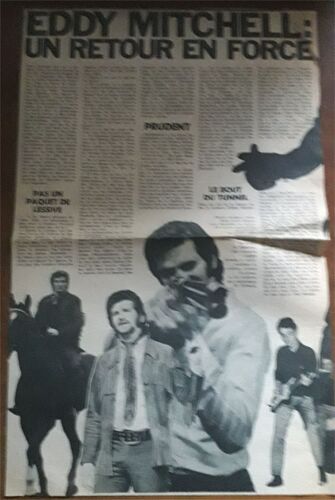 Eddy Mitchell & Julien Clerc [Coupure De Presse 1970 / Interviews) - Recto Verso Pleine Page (41 X 26 Cm)