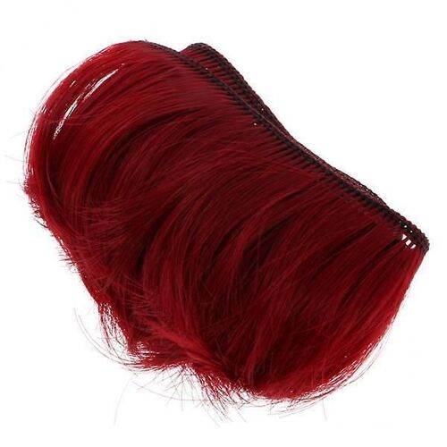 4x5x100cm Diy Straight Bangs Hairpiece Wig For 1/3 1/4 Bjd Dolls 2