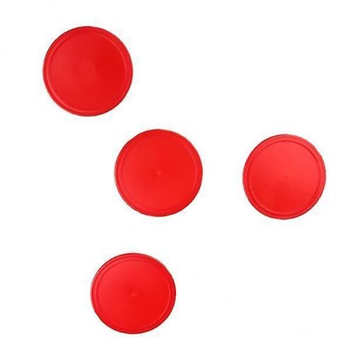 2x4 Pieces Red Air Hockey Pucks Replacement Accessories 3 Sizes To Choose 59mm