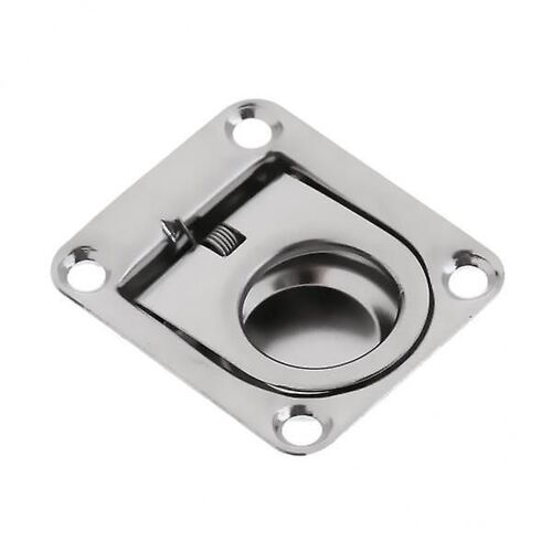 3xmarine Boat Deck Hatch Flush Ring Pull - Stainless Steel 43x 36mm