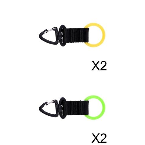4x Régulateur De Sangle Octopus Porte-Embout Buccal Boucle De Retenue Légère