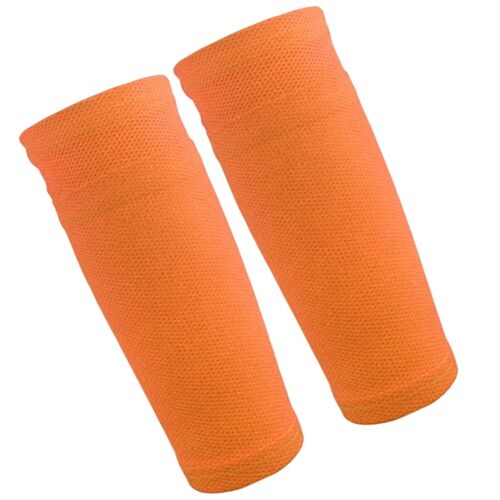Tibia Garde Manches Jambe Performance Support Calf Compression Chaussettes Respirant L Orange