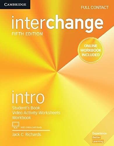 Interchange Intro Full Contact With Online Self-Study And Online Workbook
