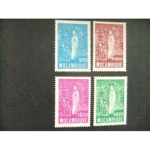 Mocambique Mozambique 1948 Virgen De Fatima Yvert 380 / 83 * Mh