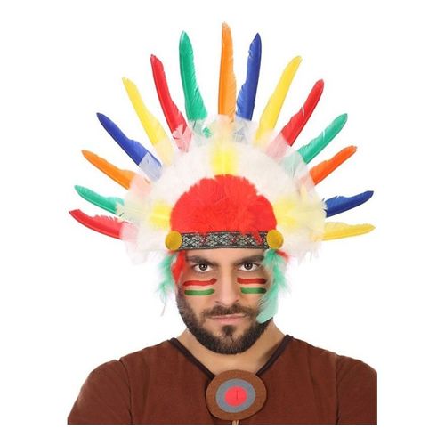 Parure Indien Multicouleur (Taille Unique Adulte)