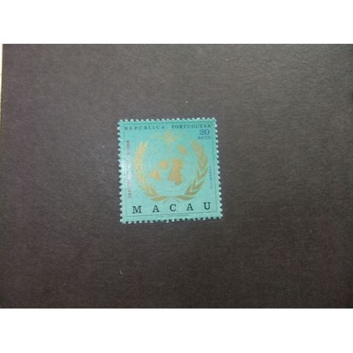Macao Macau 1973 Centenario De Organizacion Meteorológica Yvert 428 * Mh