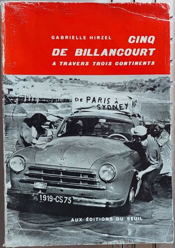 Gabrielle Hirzel : Cinq De Billancourt À Travers Trois Continents, Aux Éditions Du Seuil, 1958