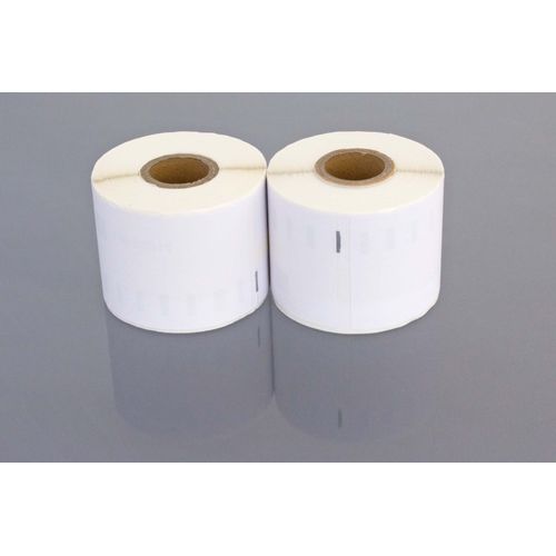 vhbw 2x Rouleau d'étiquettes 54mm x 101mm (220 étiquettes) compatible avec Dymo LabelWriter 330 Turbo II, 330 Turbo, 330, 320 II étiqueteuse