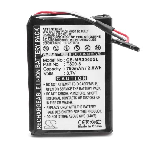 vhbw batterie compatible avec Magellan Roadmate 3055, 3055-MU, 3055T-LM, 3065, 3065T-LM, 5220 système de navigation GPS (750mAh, 3,7V, Li-ion)