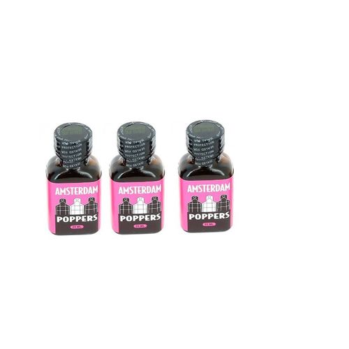 3 Poppers Maxi Amsterdam 24ml - Aphrodisiaque - Sexe