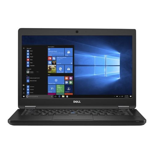 Dell Latitude 5480 - Core i5 7300U / 2.6 GHz - Win 10 Pro 64 bits - 8 Go RAM - 256 Go SSD - 14" 1366 x 768 (HD) - HD Graphics 620 - Wi-Fi, Bluetooth - noir - BTS