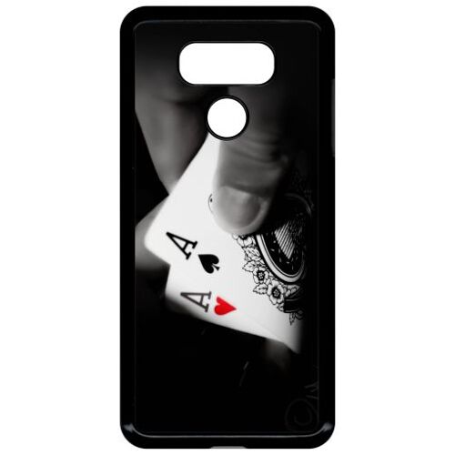 Coque Pour Lg G6 - Poker As - Noir