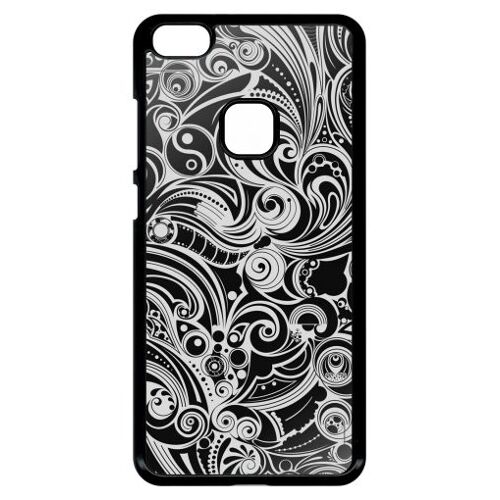 Coque - Baroque - compatible avec huawei Ascend P10 Lite - Plastique - bord Noir