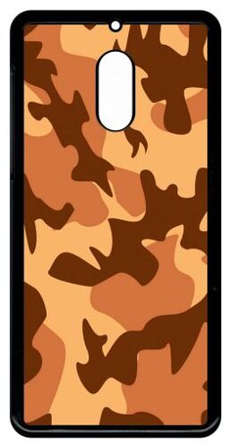 Coque - Camouflage - Compatible Avec Nokia 6 (2018) - Plastique - Bord Noir