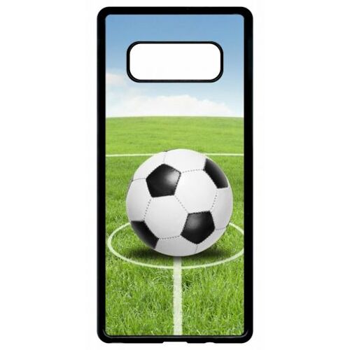 Coque - Terrain de foot - compatible avec samsung Galaxy Note 8.0 - Plastique - bord Noir