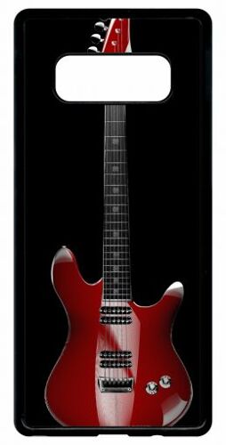 Coque - Guitare red - compatible avec samsung Galaxy Note 8.0 - Plastique - bord Noir