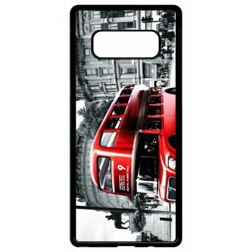 Coque - London Vintage - Compatible Avec Samsung Galaxy Note 8.0 - Plastique - Bord Noir