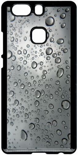 Coque - Effet Texturé Goutte D'eau - Compatible Avec Huawei Ascend P9+ - Plastique - Bord Noir
