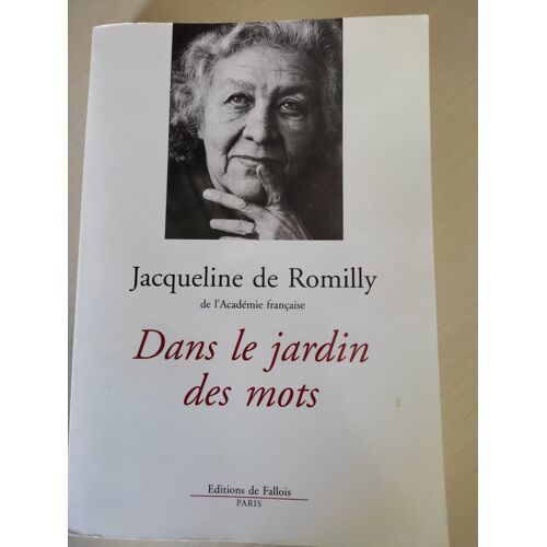Dans Le Jardin Des Mots