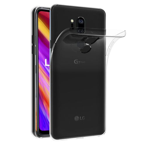 Etui Transparent pour LG G7 Thinq Coque Gel de Protection Bumper en TPU Gel Silicone Invisible Antichoc LG G 7 2018 - Accessoires Pochette Case ¿