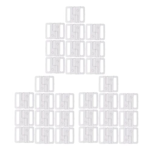 30 Paires Bikini Bra Clip Maillot De Bain Clickers Fermeture Avant Clips Boucle Clear