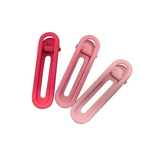 Pince À Cheveux Colorée Bonbon Pour Femmes Côté Duck Bill Clip Nouveau Net Pince À Cheveux Rouge (21pcs) Niuniu 
