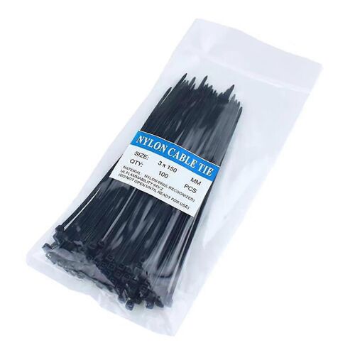 100pcs / set Attaches de câble autobloquantes Bonne isolation 7 couleurs Attaches de câble robustes pour la maison - HE