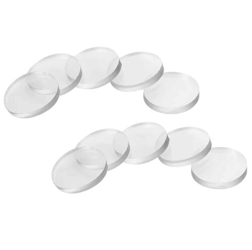 Pare-chocs de table en verre 20 mm rond transparent non adhésif pare-chocs en caoutchouc antidérapants tampons transparents pour dessus en verre (50pcs)