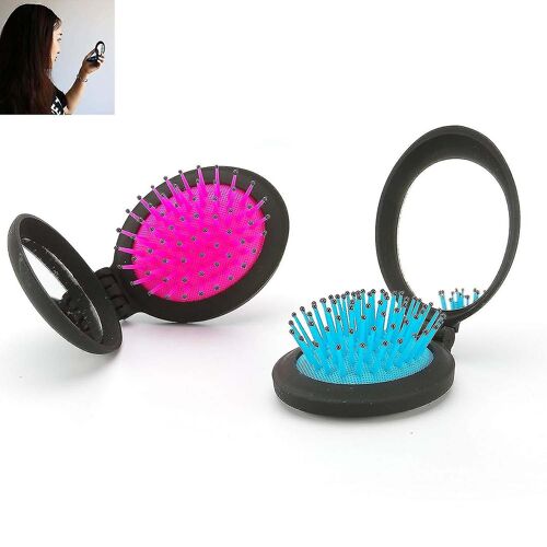 Mini Peigne Rond Pliant Massa Brush H Peigne Avec