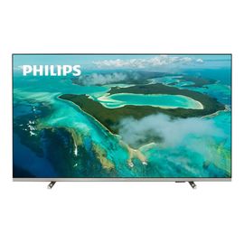 Philips 55PUS7657 - 55" 7600 Series TV LCD rétro-éclairée par LED - Smart TV - Saphi TV - 4K UHD (2160p) 3840 x 2160 - HDR - argent