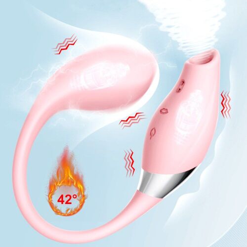 Jouets Sexuels Pour Femmes, Succion Chauffante Pour Point G, ¿Uf Vibrant, Vagin, Mamelon, Stimulation Du Clitoris, Masturbateur Féminin