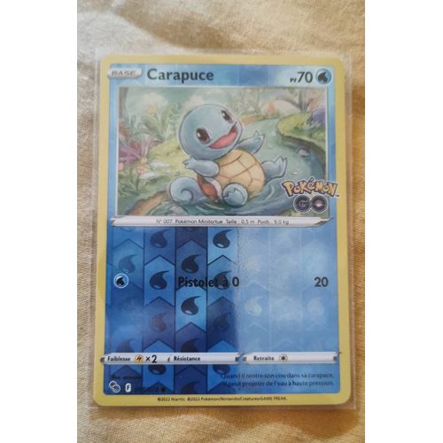Carte Pokémon - Carapuce Reverse - Eb10.5 - 015/078 - Pokémon Go