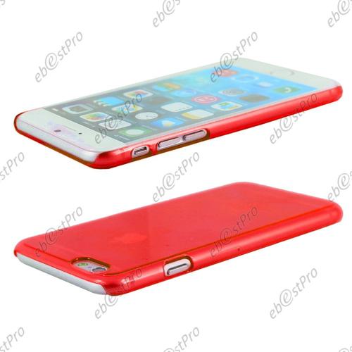 ebestStar ® Housse Etui Coque Rigide Ultra Slim Polycarbonate Epaisseur 0,5mm pour Apple iPhone 6S écran 4,7", Couleur Rouge + 1 Film protection d'écran + lingette