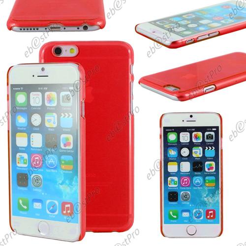 ebestStar ® Coque Rigide Ultra fine Etui Housse crystale polycarbonate pour Apple iPhone 6S Plus écran 5,5", Couleur Rouge + 1 Film protection d'écran + lingette