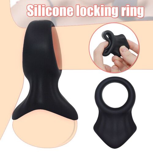Anneau De Pénis En Silicone Pour Homme, Jouet Sexuel, Plus Long, Suceur D'¿Uf Élastique, Retarde L'éjaculation, Réutilisable