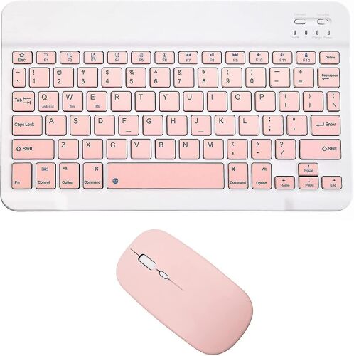 Rechargeable Bluetooth Clavier Et Souris Combo Ultra-mince Portable Compact Sans Fil Souris Clavier Set Pour Android Windows Tablet