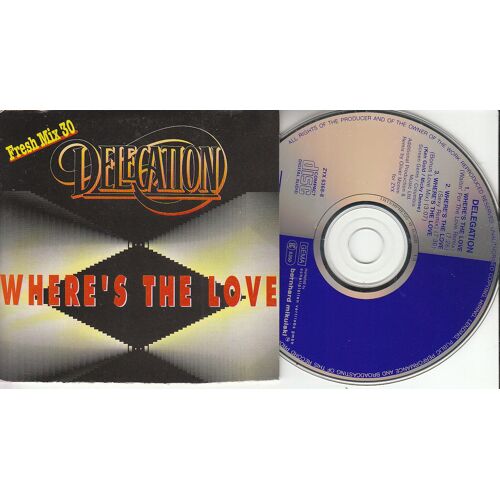 Delegation / Where's The Love / Cd 3 Titres