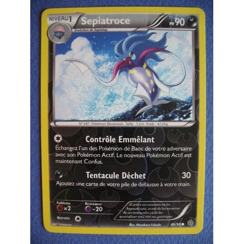 Carte Pokemon - Sepiatroce - 46/98 - Xy - Origines Antiques - 2015 - Scb