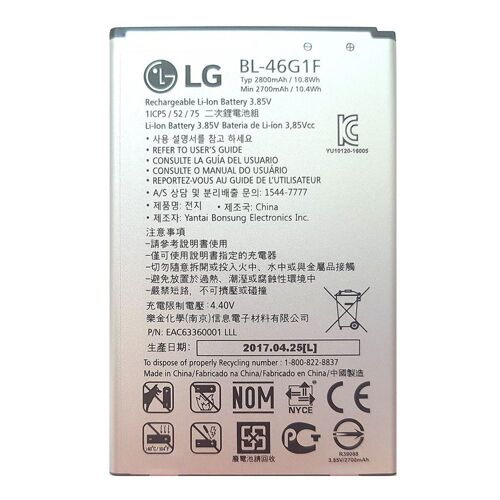 Bl-46g1f Batterie Origine Lg K10-2017
