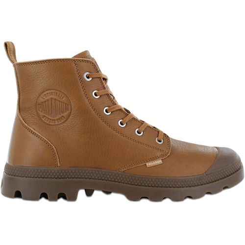 Palladium Pampa Hi Zip Lth Ess Bottes Cuir Brown 76888s252sm