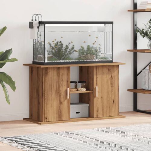 Vidaxl Support D'aquarium Chêne Artisanal 101x41x58 Cm Bois Ingénierie