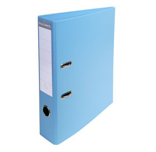 Exacompta Classeur À Levier Pvc A4 D70mm Premtouch Bleu Clair