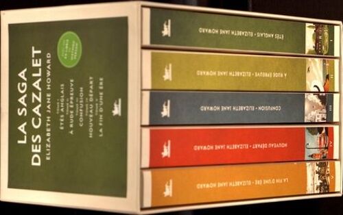 La Saga Des Cazalet Tomes 1 À 5 - Coffret La Saga Des Cazalet Avec Un Ex-Libris - Etés Anglais - A Rude Épreuve - Confusion - Nouveau Départ - La Fin D'une Ère