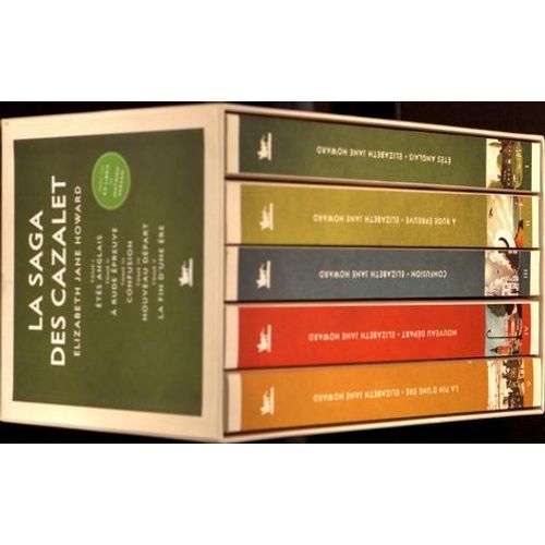 La Saga Des Cazalet Tomes 1 À 5 - Coffret La Saga Des Cazalet Avec Un Ex-Libris - Etés Anglais - A Rude Épreuve - Confusion - Nouveau Départ - La Fin D'une Ère