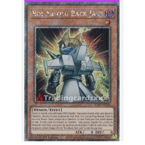 Yu Gi Oh Ra04 Fr244 Roi Absolu Back Jack Platinum